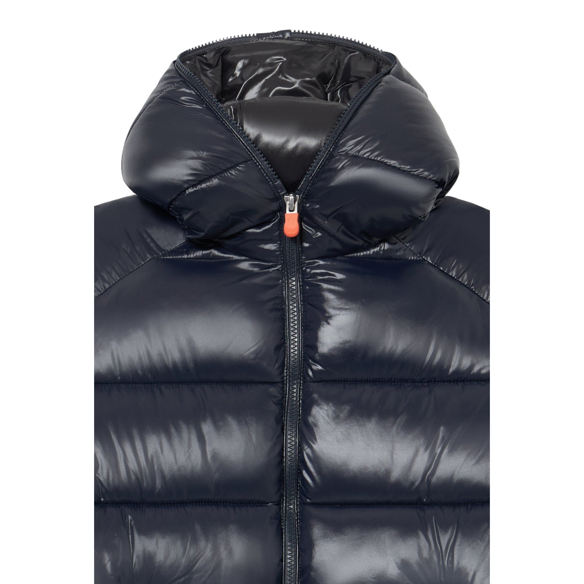 Save The Duck Giubbino tinta unita con Zip E Cappuccio Blu per Neonato J31280BXXX BLU SAVE THE DUCK 