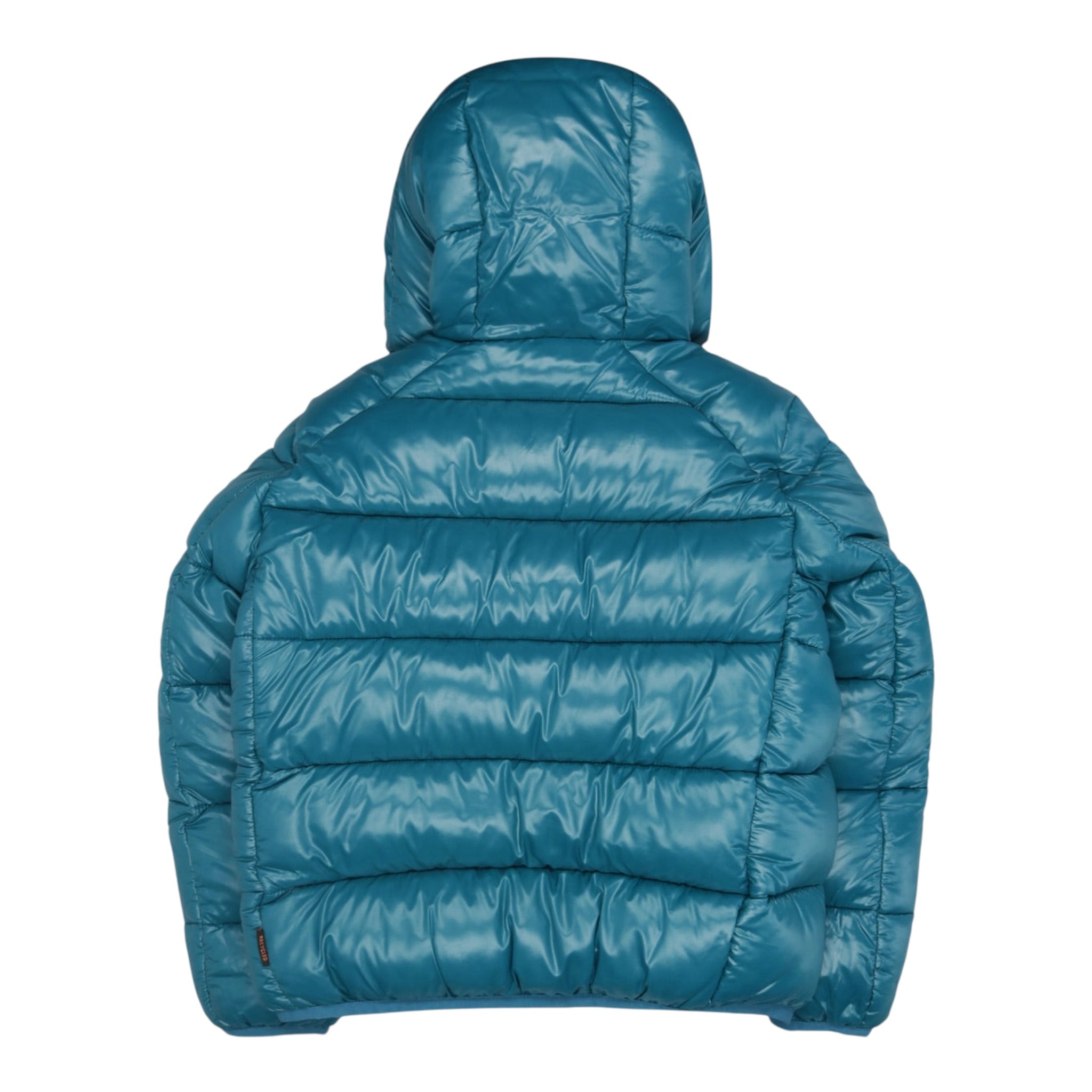 Save The Duck Giubbino tinta unita con Zip E Cappuccio Verde per Bambino J31280BXXXJ VERDE SAVE THE DUCK 