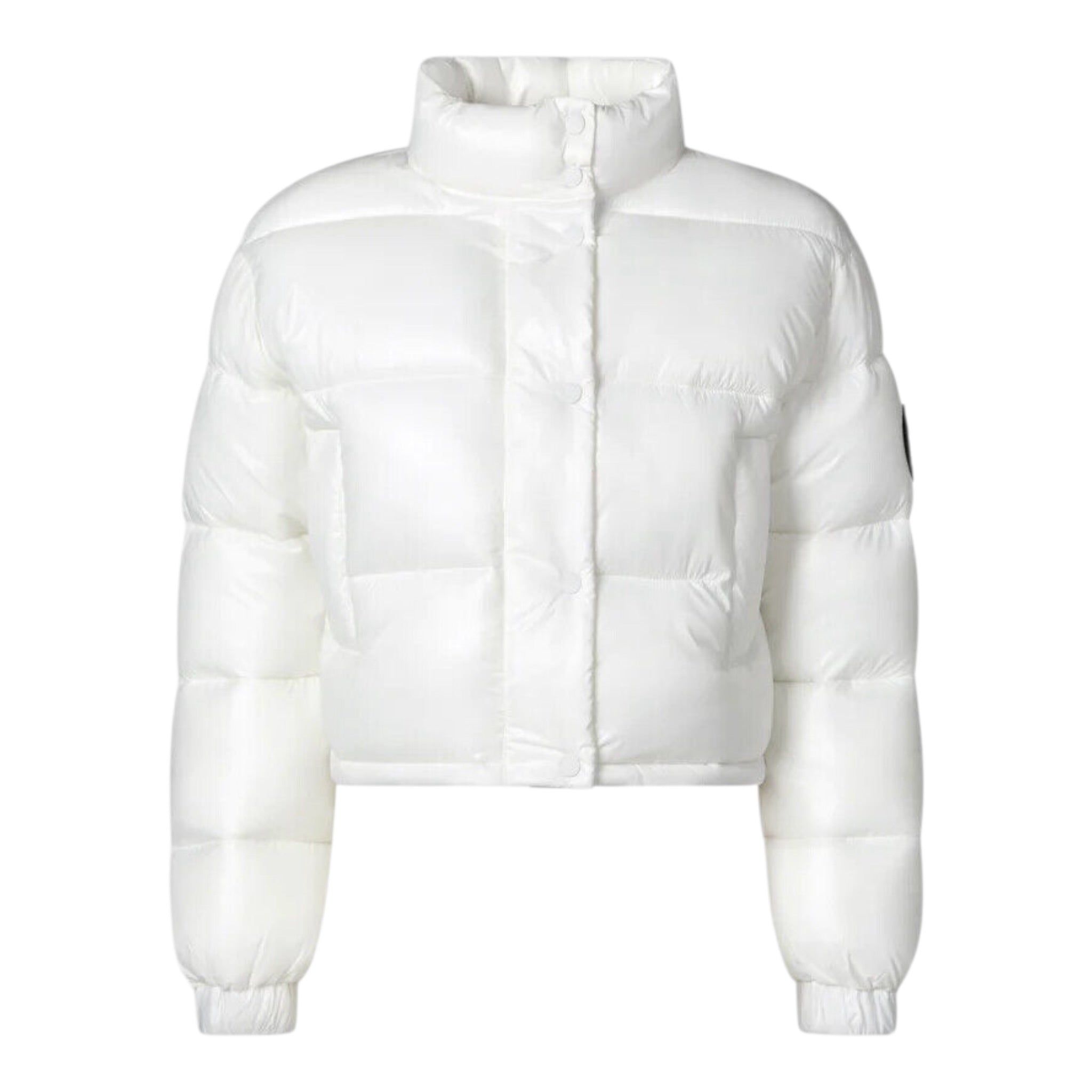 Save The Duck Giubbino tinta unita con Zip Bianco per Bambina J31326G BIANCO SAVE THE DUCK 