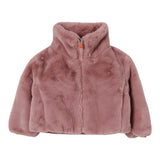 Save The Duck Giubbino Modello Crop con Pelliccia Reversibile Rosa per Bambina J31352G ROSA SAVE THE DUCK 