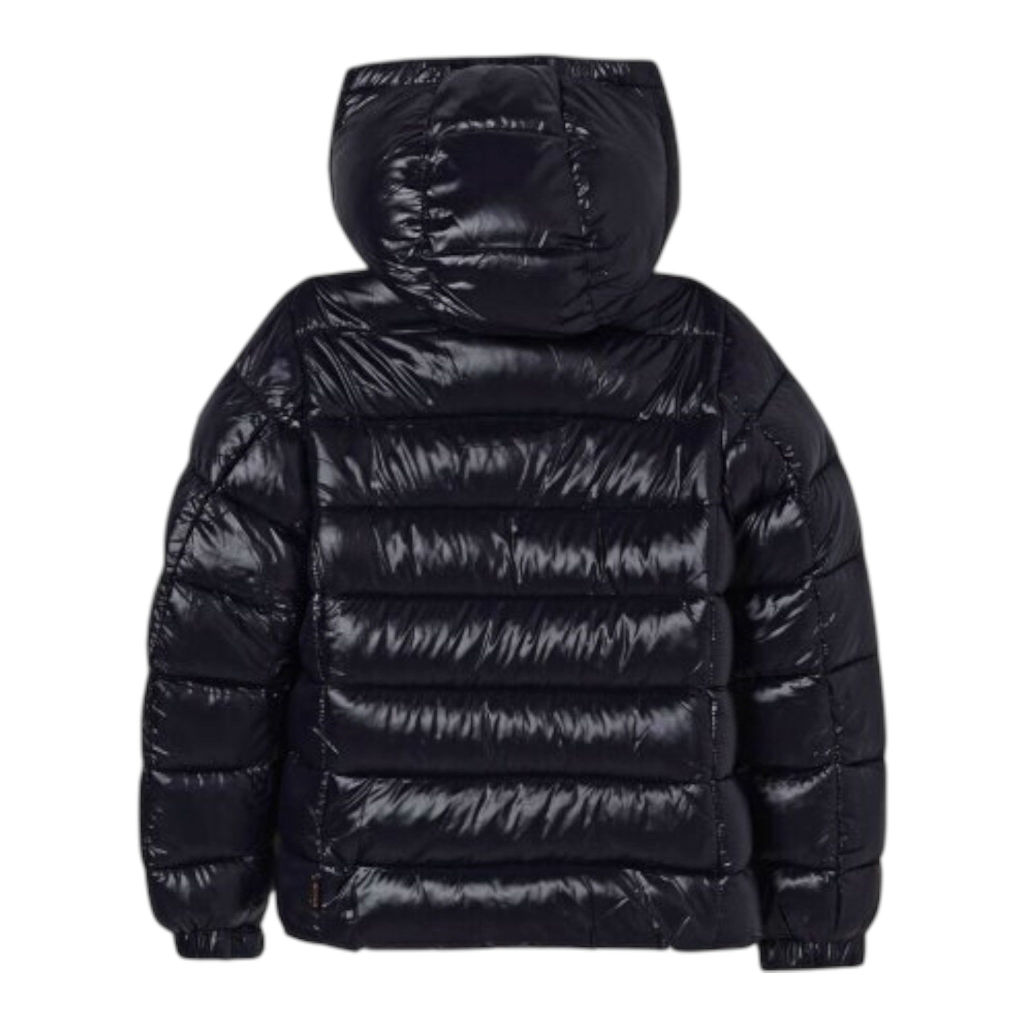 Save The Duck Giubbino tinta unita con Zip E Cappuccio Blu per Bambino J31653B BLU SAVE THE DUCK 