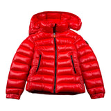 Save The Duck Giubbino tinta unita con Zip E Cappuccio Rosso per Bambino J31653B ROSSO SAVE THE DUCK 