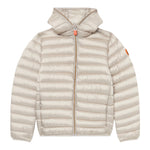 Save The Duck Giubbino tinta unita con Cappuccio Beige per Neonata J32310GN BEIGE SAVE THE DUCK 