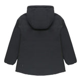 Save The Duck Giubbino tinta unita con Cappuccio E Zip Nero per Bambino J40050G NERO SAVE THE DUCK 
