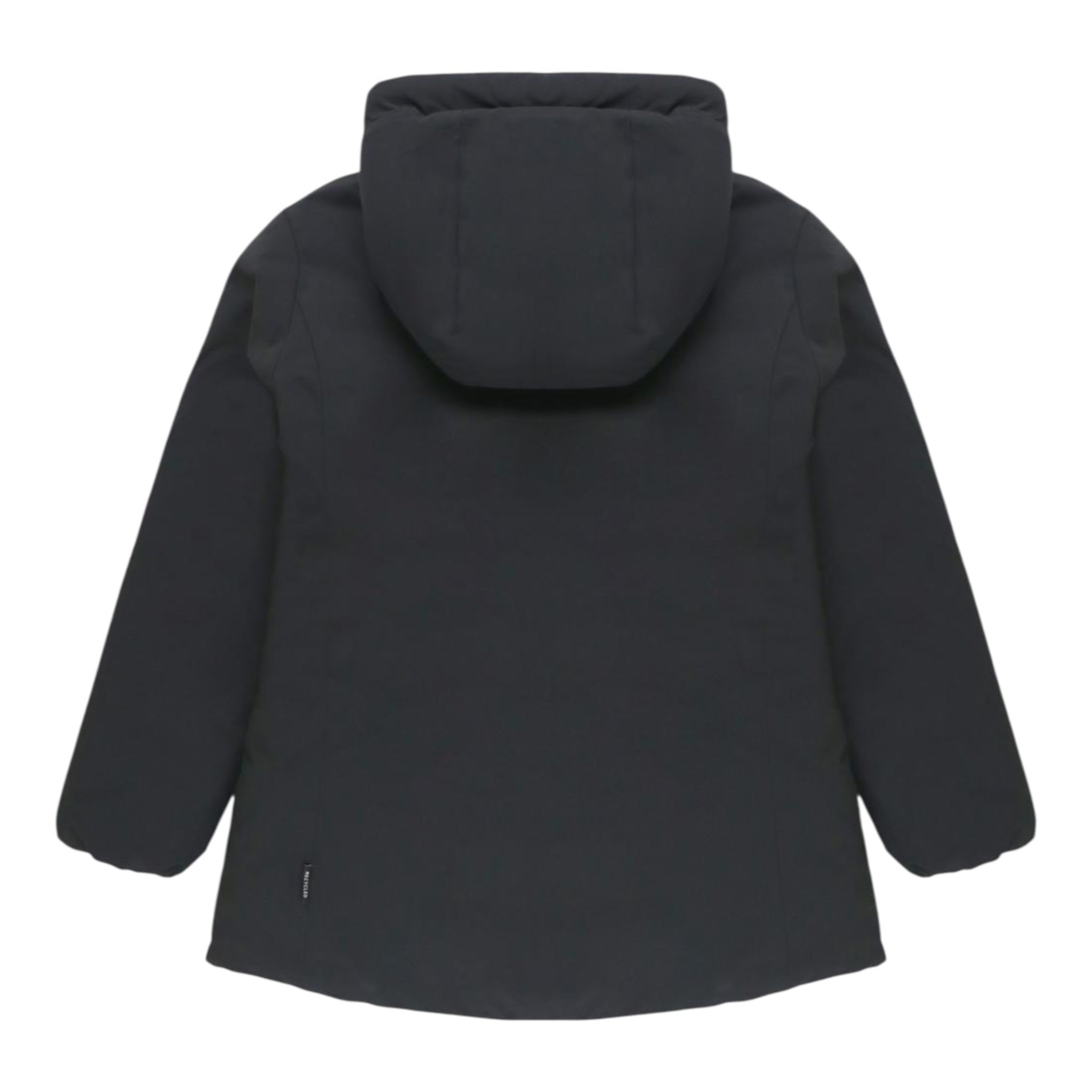 Save The Duck Giubbino tinta unita con Cappuccio E Zip Nero per Bambino J40050G NERO SAVE THE DUCK 