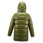 Save The Duck Giubbino tinta unita con Cappuccio Verde per Bambino J40292B VERDE SAVE THE DUCK 