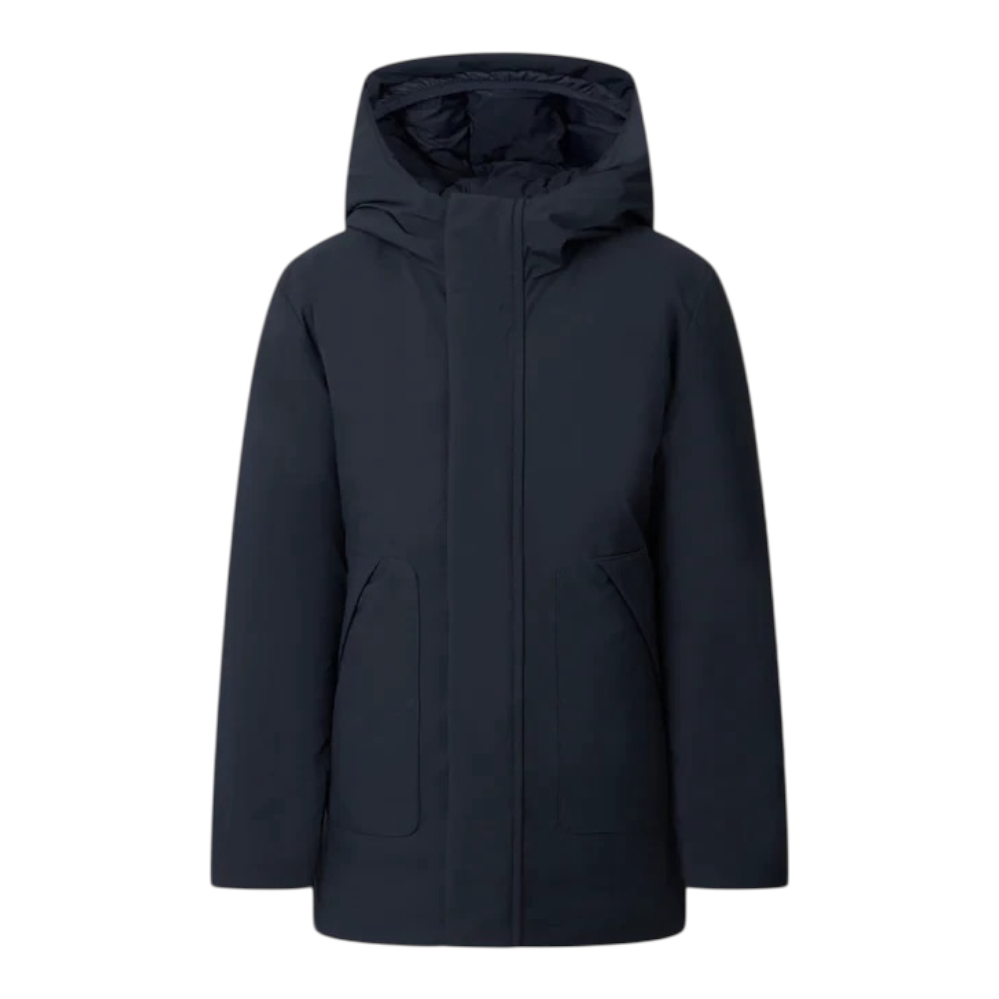 Save The Duck Giubbino tinta unita con Cappuccio E Zip Blu per Bambino J41447B BLU SAVE THE DUCK 