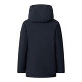 Save The Duck Giubbino tinta unita con Cappuccio E Zip Blu per Neonato J41447BN BLU SAVE THE DUCK 