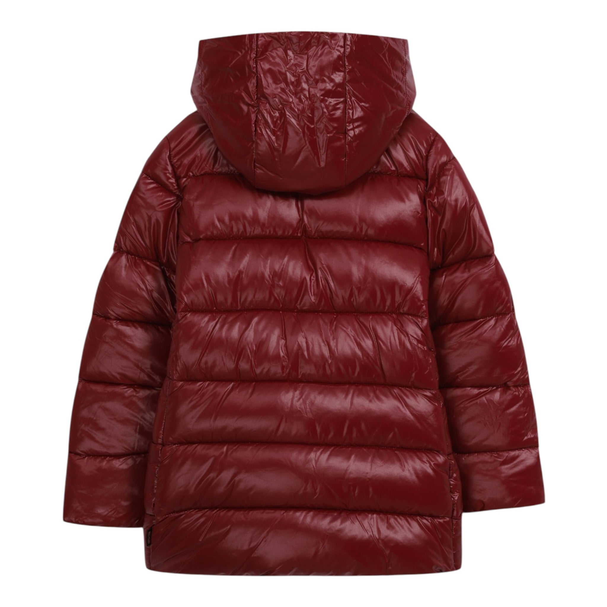 Save The Duck Giubbino tinta unita con Cappuccio E Zip Rosso per Bambino J42445G ROSSO SAVE THE DUCK 
