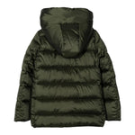 Save The Duck Giubbino tinta unita con Zip E Cappuccio Verde per Neonato J45650G VERDE SAVE THE DUCK 