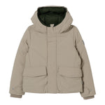 Save The Duck Giubbino tinta unita con Zip E Cappuccio Beige per Bambino P32292BJ BEIGE SAVE THE DUCK 
