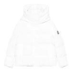 Save The Duck Giubbino tinta unita con Zip E Cappuccio Bianco per Bambino P32517G BIANCO SAVE THE DUCK 