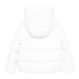 Save The Duck Giubbino tinta unita con Zip E Cappuccio Bianco per Bambino P32517G BIANCO SAVE THE DUCK 