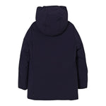 Save The Duck Giubbino tinta unita con Zip E Cappuccio Blu per Neonato P43180BSMEG21 BLU SAVE THE DUCK 