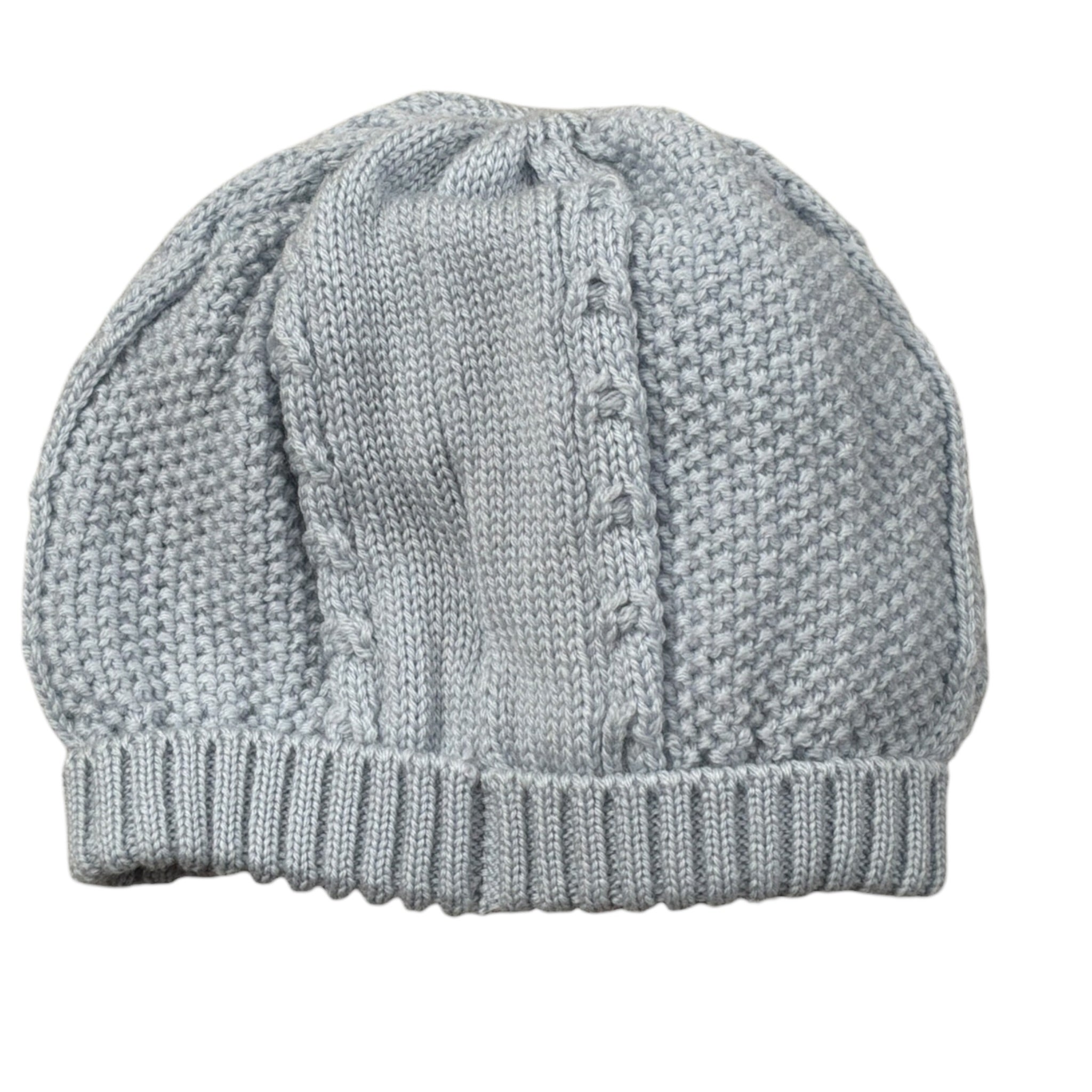 Scaldacuore Cappello tinta unita Azzurro per Neonato GR14 AZZURRO SCALDACUORE 