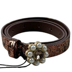 Scotch & Soda Cintura tinta unita con Perline Bronzo per Bambina 163096 BRONZO SCOTCH & SODA 