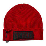 Shopart Cappello tinta unita con Logo Rosso per Bambina 017561 ROSSO SHOPART 