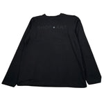 Shopart Shirt Girocollo tinta unita con Logo Nero per Bambina SAJKL000592 NERO SHOPART 