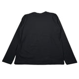Shopart Shirt Girocollo tinta unita con Logo Nero per Bambina SAJKL000592 NERO SHOPART 