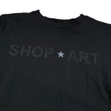 Shopart Shirt Girocollo tinta unita con Logo Nero per Bambina SAJKL000592 NERO SHOPART 
