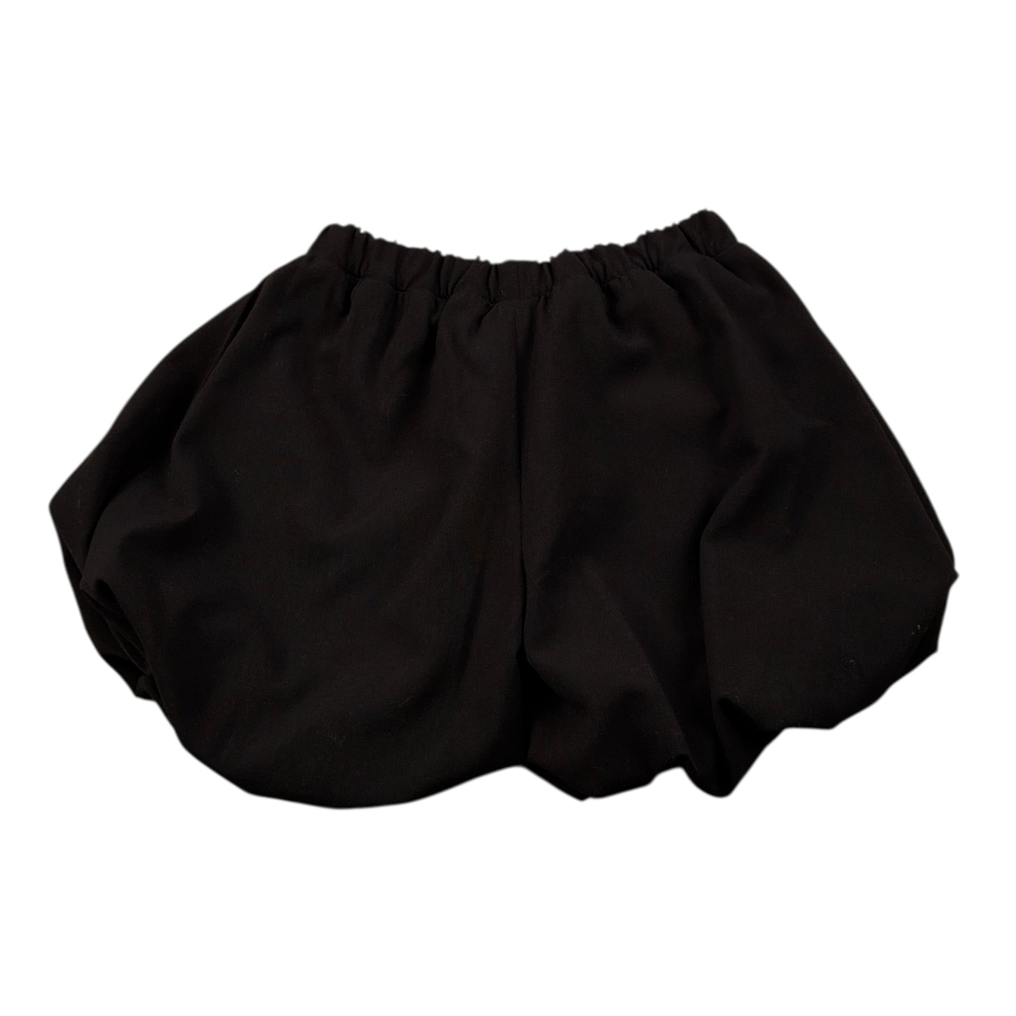 Shopart Short tinta unita Modello Palloncino Nero per Bambina SAJSH000599 NERO SHOPART 