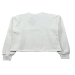 Shopart Felpa Chiusa Girocollo tinta unita con Stampa Panna per Bambina SAJSW000596 PANNA SHOPART 