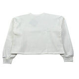 Shopart Felpa Chiusa Girocollo tinta unita con Stampa Panna per Bambina SAJSW000596 PANNA SHOPART 
