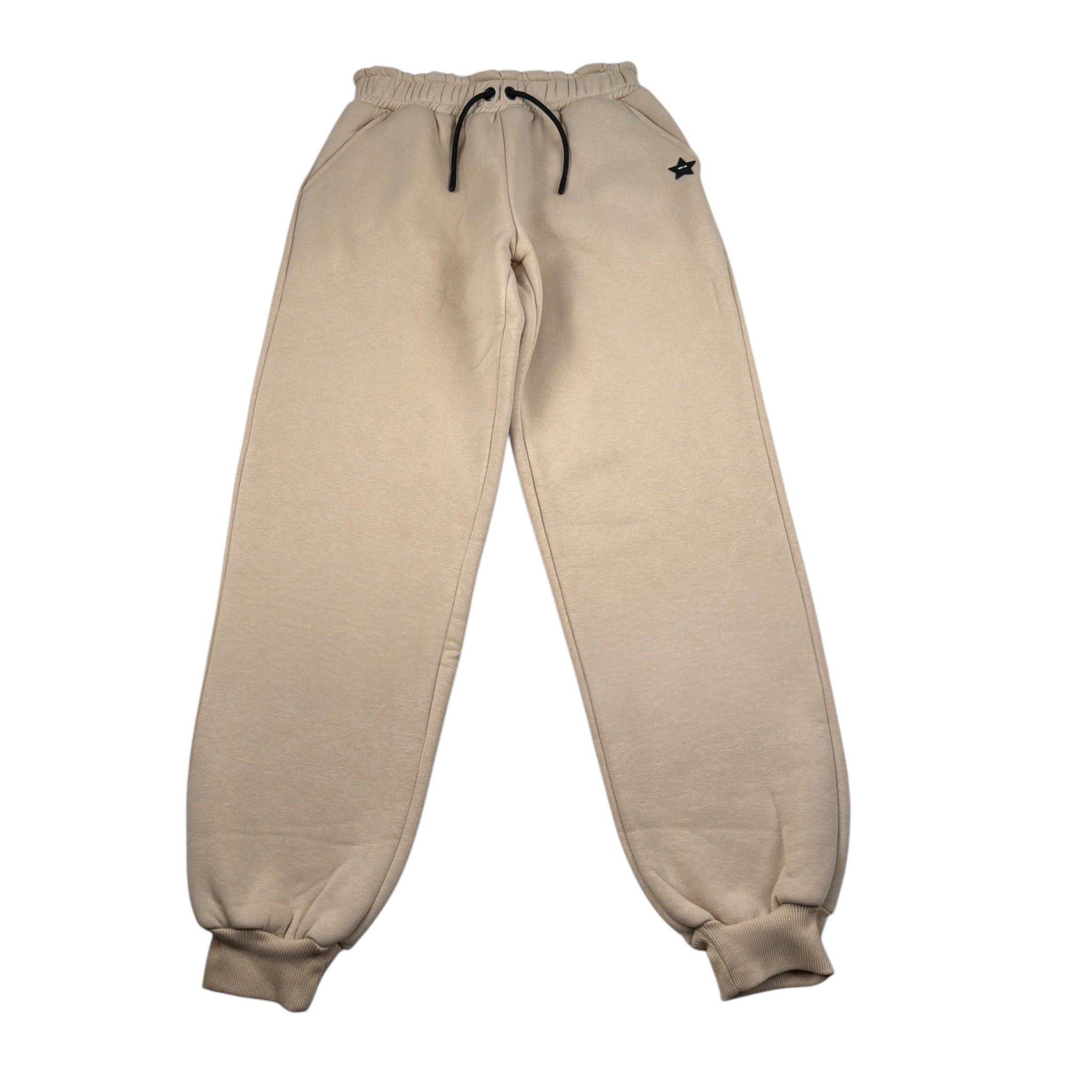 Shopart Pantalone Tuta tinta unita Beige per Bambina SAJSW000599 BEIGE SHOPART 