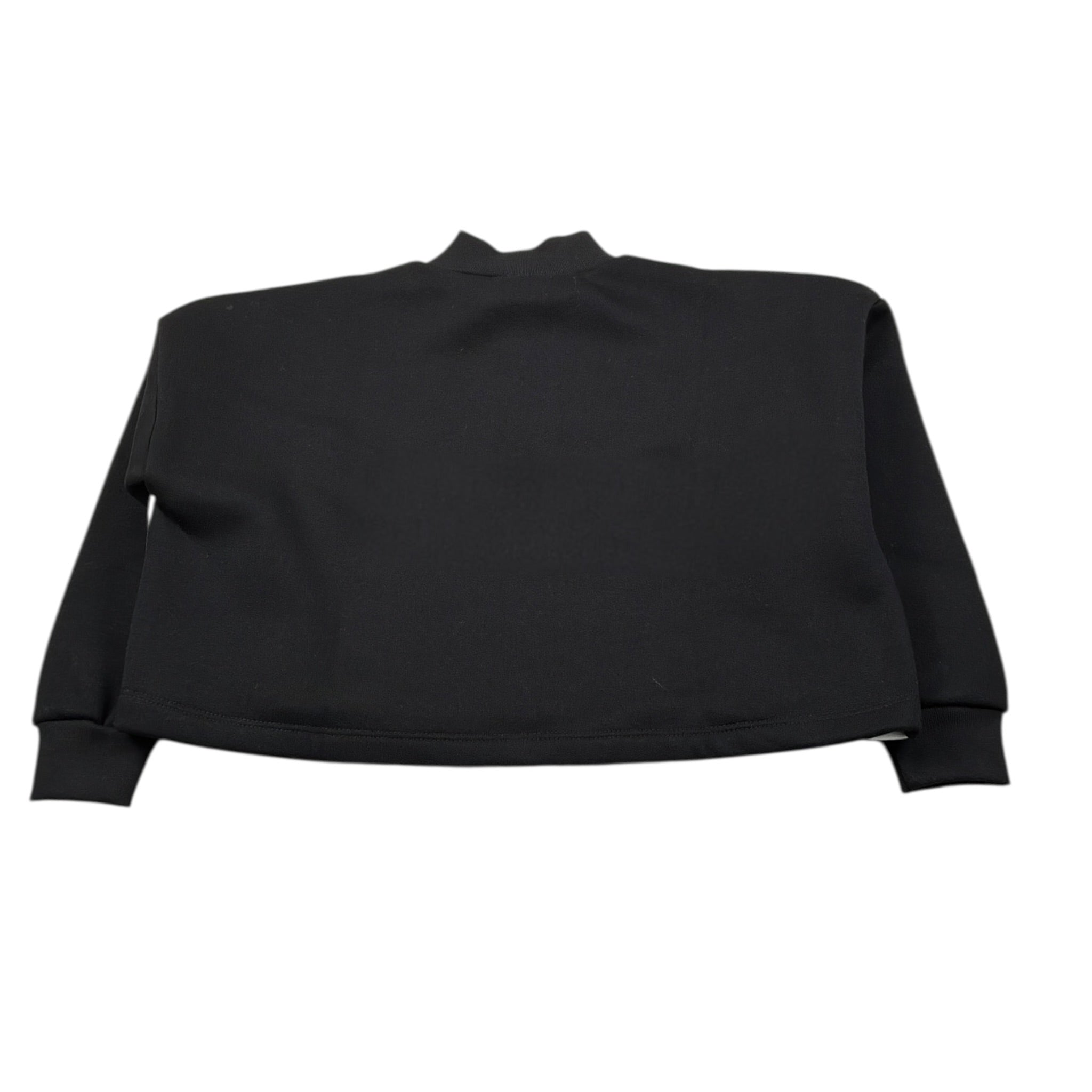 Shopart Felpa Mezzo Collo Bicolore Modello Crop Bianco/Nero per Bambina SAJSW000602 BIANCO/NERO SHOPART 