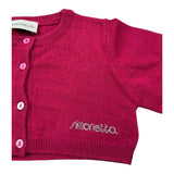 Simonetta Coprispalle tinta unita con Brillantini Fuxia per Neonata SV9000X FUXIA SIMONETTA 