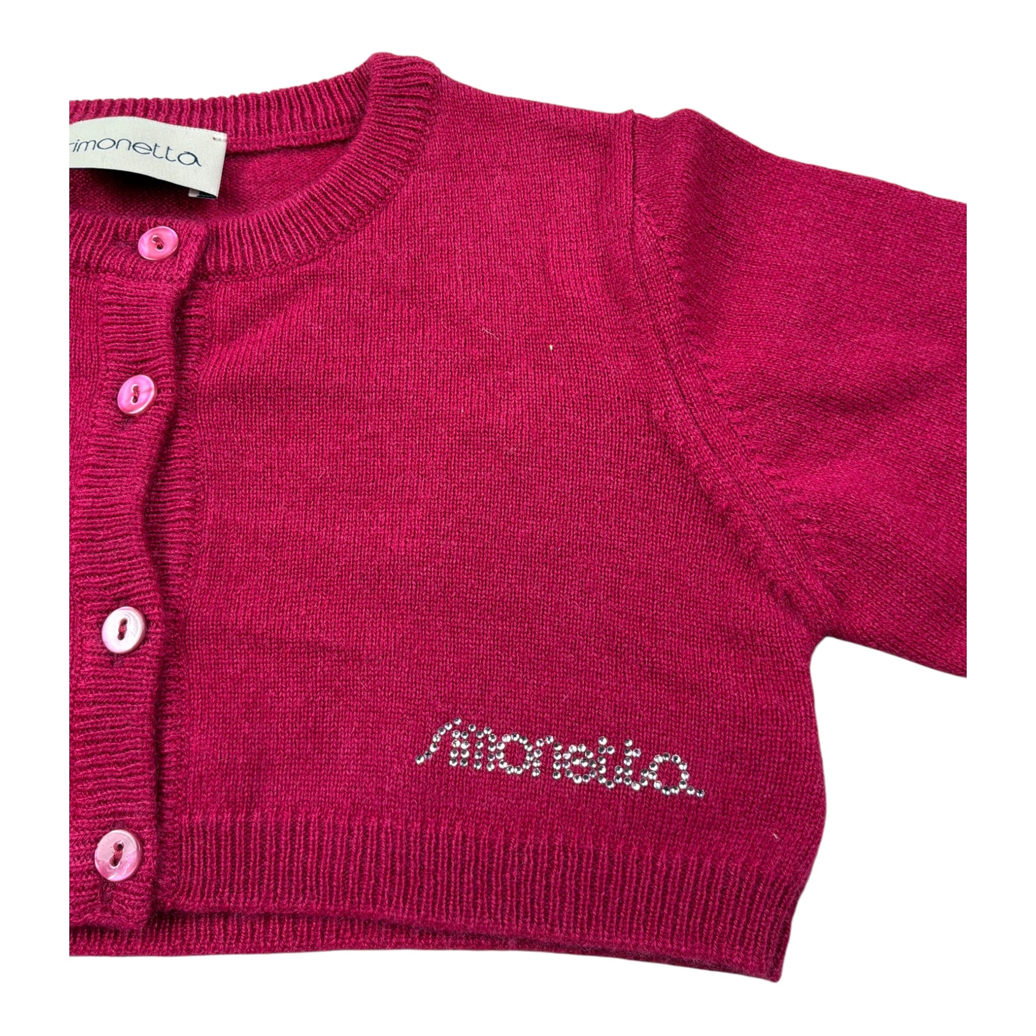 Simonetta Coprispalle tinta unita con Brillantini Fuxia per Neonata SV9000X FUXIA SIMONETTA 