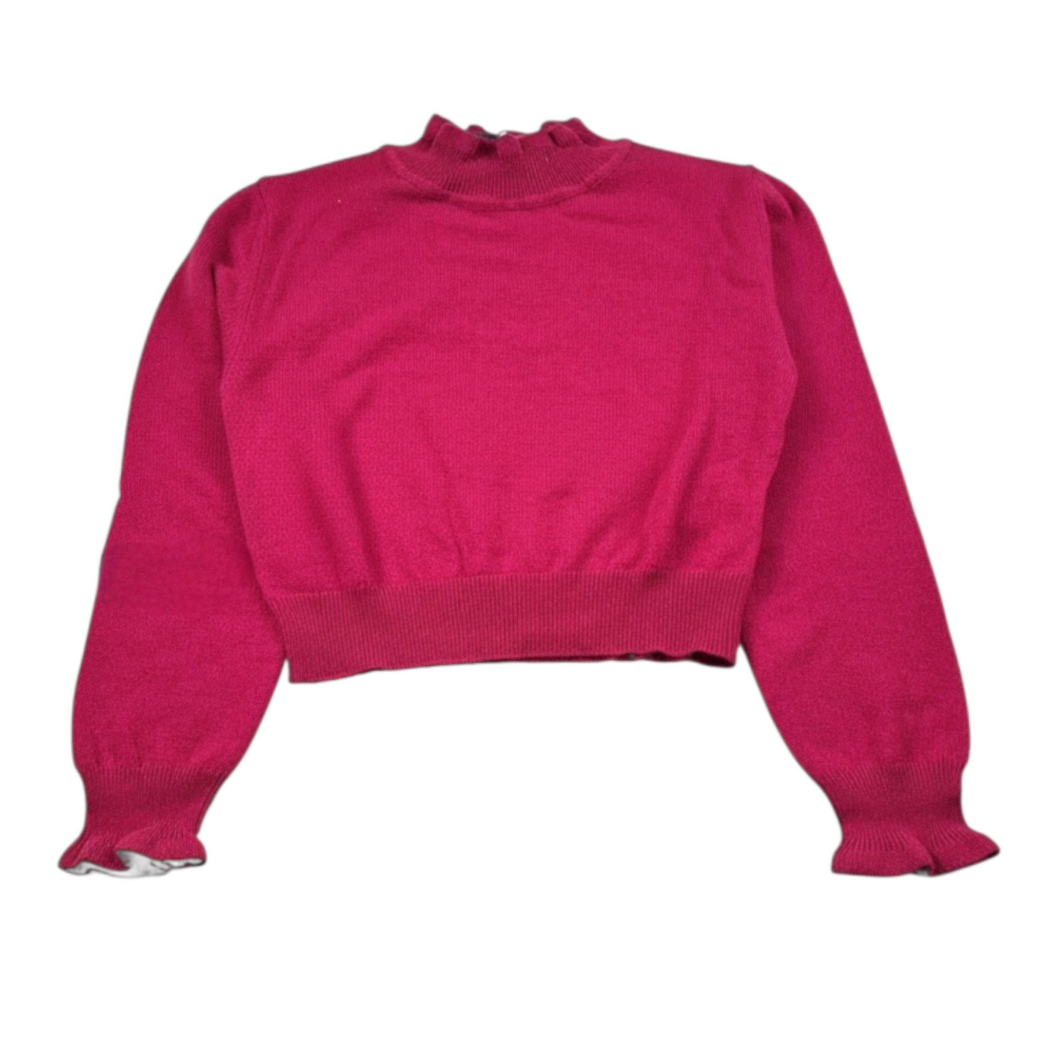 Simonetta Maglia Mezzo Collo tinta unita Fuxia per Bambina SV9A20 FUXIA SIMONETTA 