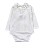 Simonetta Body tinta unita con Colletto Bianco per Neonata SVA000 BIANCO SIMONETTA 