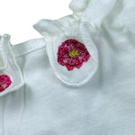 Simonetta Body tinta unita con Colletto Bianco per Neonata SVA000 BIANCO SIMONETTA 