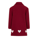 Simonetta Capootto tinta unita Rosso per Bambina SX2A20E0227 ROSSO SIMONETTA 