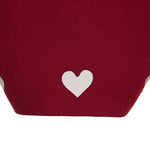 Simonetta Gonna tinta unita con Ricami Rosso per Bambina SX7A11E0227 ROSSO SIMONETTA 