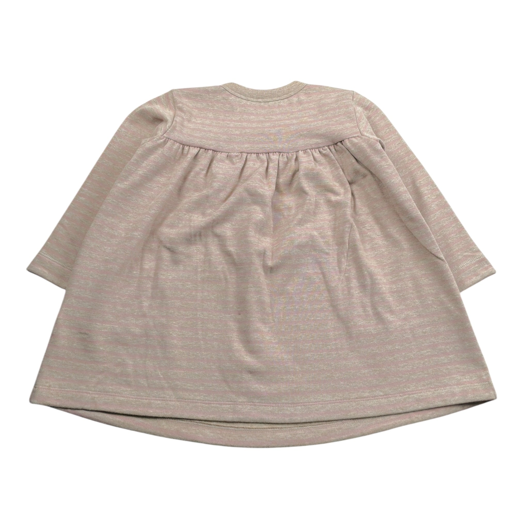 Snug Abito tinta unita con Fantasia A Righe Beige per Neonata 930AP5W094G23 BEIGE SNUG 
