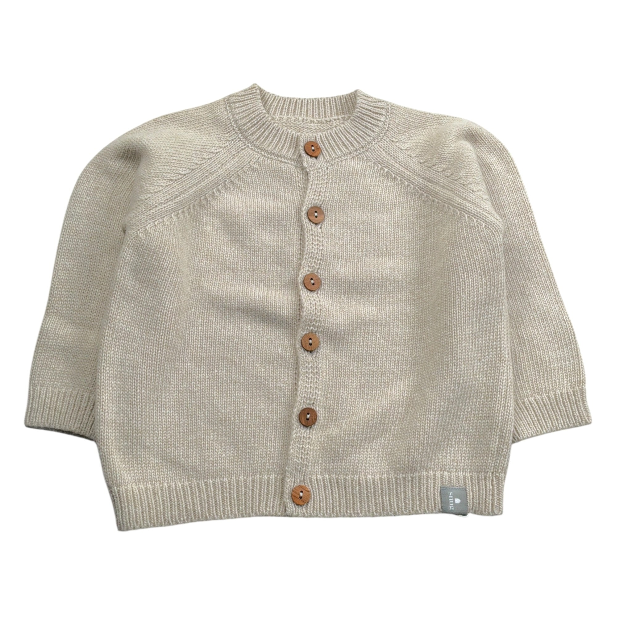 Snug Cardigan tinta unita con Bottoni Beige per Neonato 930AR5W003140 BEIGE SNUG 