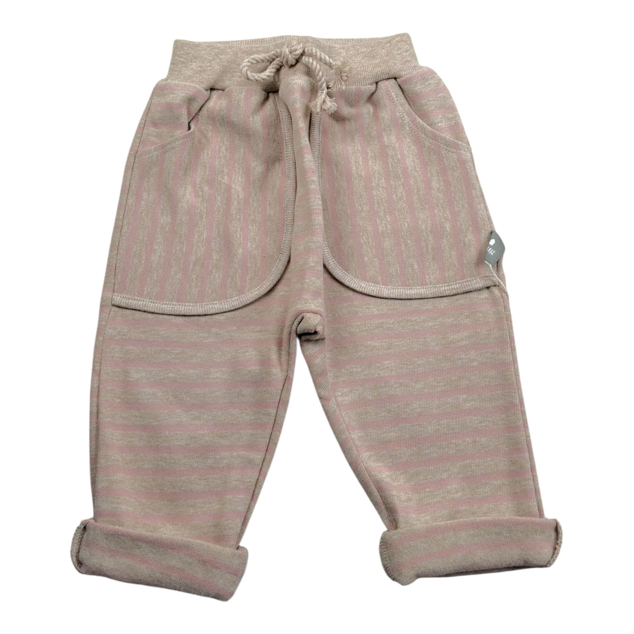 Snug Pantalone tinta unita con Fantasia A Righe Beige per Neonata 930AV5W093G23 BEIGE SNUG 