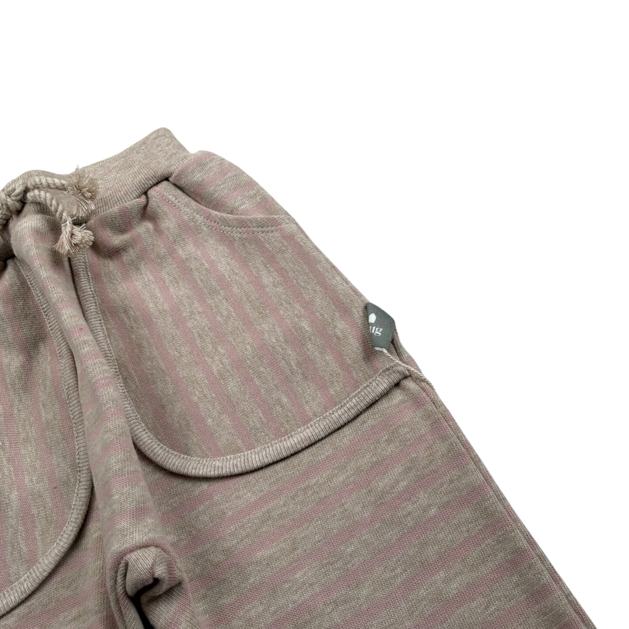 Snug Pantalone tinta unita con Fantasia A Righe Beige per Neonata 930AV5W093G23 BEIGE SNUG 