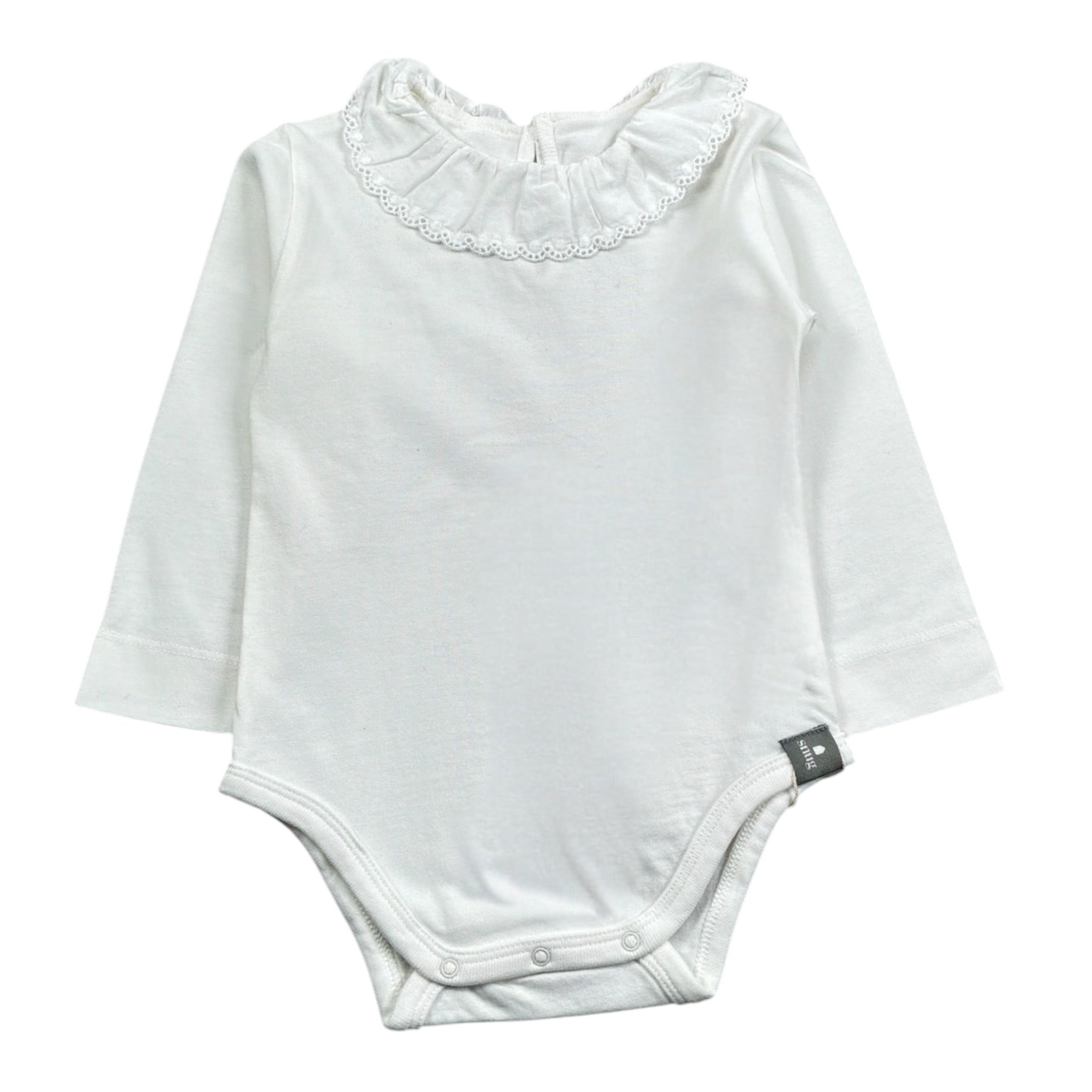 Snug Body tinta unita con Colletto Bianco per Neonata 930AX5W064G21 BIANCO SNUG 