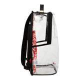 Sprayground Zaino Trasparente con Stampe Rosso per Bambino 910B776 ROSSO SPRAYGROUND 