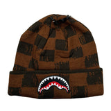 Sprayground Cappello tinta unita con Fantasia Marrone per Bambino SP15010BROWN MARRONE SPRAYGROUND 