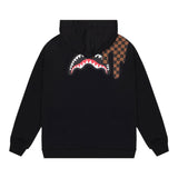 Sprayground Felpa tinta unita con Cappuccio E Stampa Nero per Bambino SPY1265G NERO SPRAYGROUND 