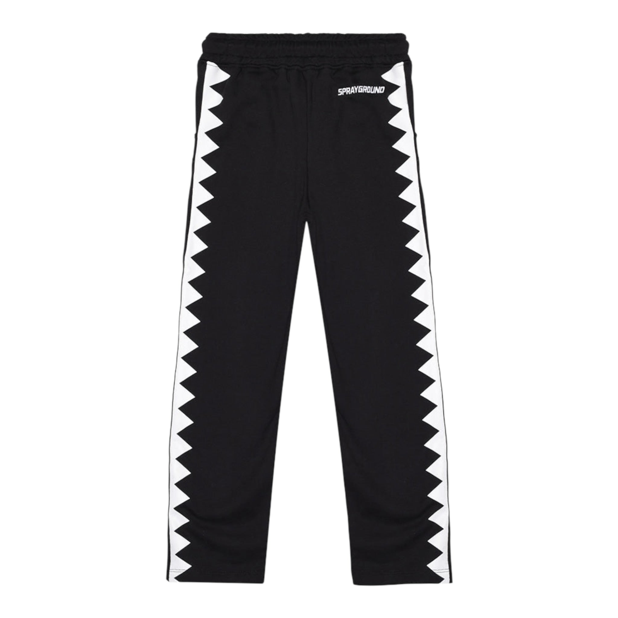 Sprayground Pantalone tinta unita con Stampa Nero per Bambino SPY1323G NERO SPRAYGROUND 
