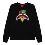 Sprayground Felpa tinta unita con Stampa Nero per Bambino SPY1344GBLK NERO SPRAYGROUND 
