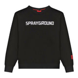 Sprayground Felpa tinta unita con Stampa Nero per Bambino SPY1351GBLK NERO SPRAYGROUND 