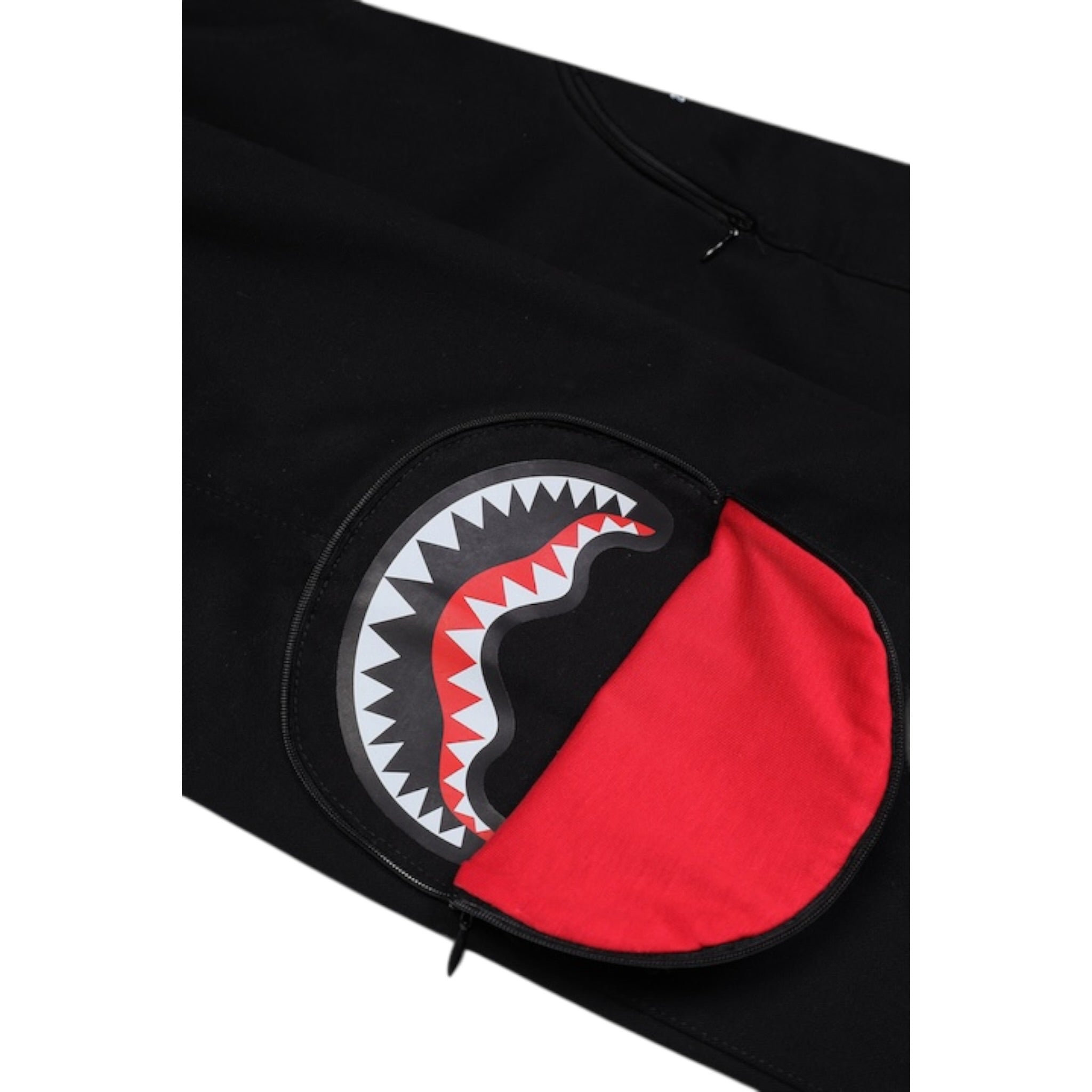 Sprayground Pantalone tinta unita con Stampa Nero per Bambino SPY1359 NERO SPRAYGROUND 
