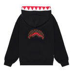 Sprayground Felpa tinta unita con Cappuccio Nero per Bambino SPY1363GBLK NERO SPRAYGROUND 