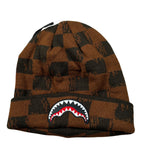 Sprayground Cappello tinta unita con Logo Marrone per Bambino SPY15010GREY MARRONE SPRAYGROUND 
